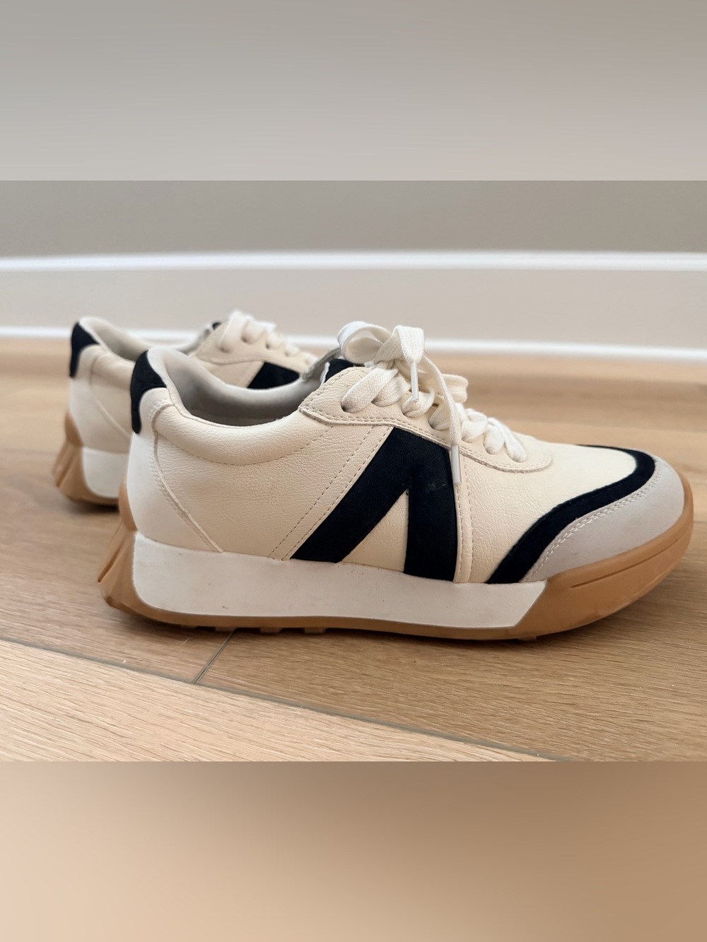 MIA Town Lace-Up Sneakers with Gum Sole